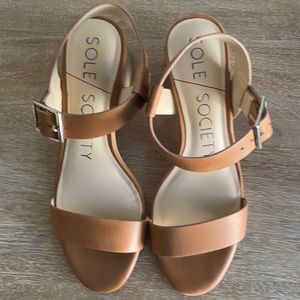 Sole Society block heel sandal